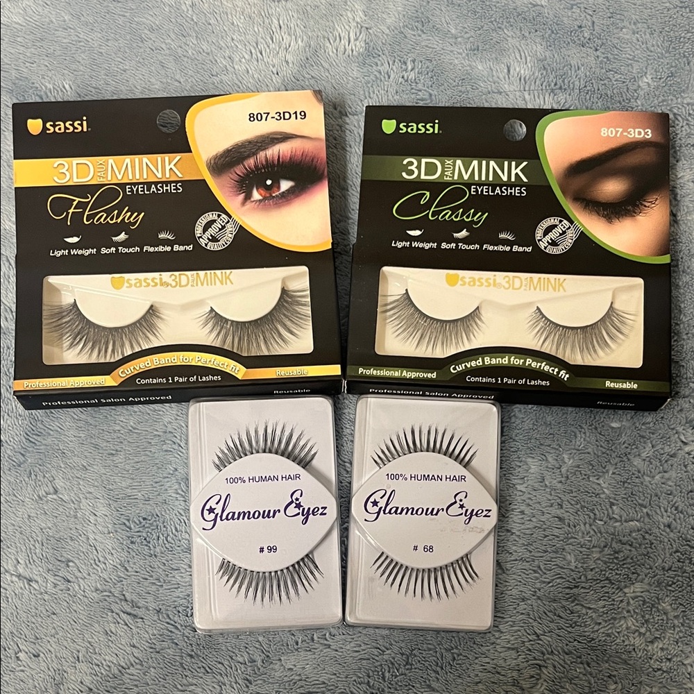 SASSI 3D Faux Mink Eyelashes - Flashy & Classy Collection
Glamour Eyez Eyelashes